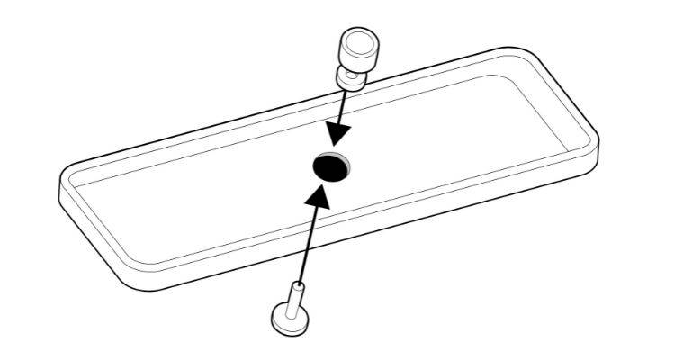 How to fix a toilet flush button step 2