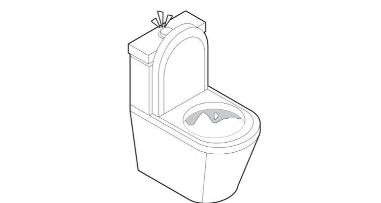 How to fix a toilet flush button step 4