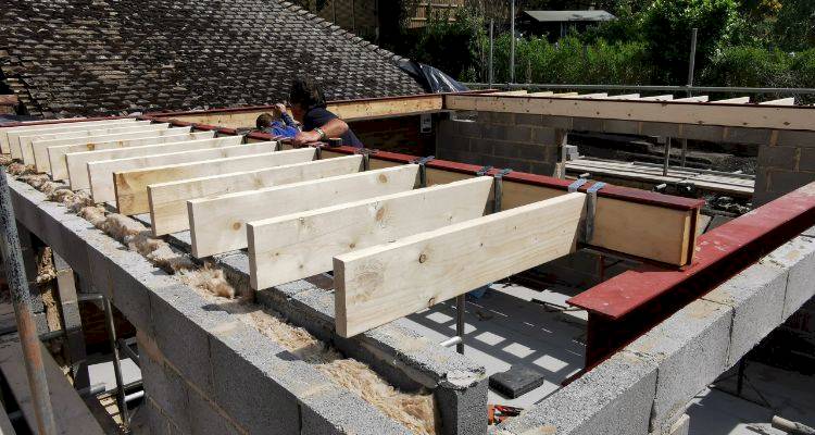 flat roof frame