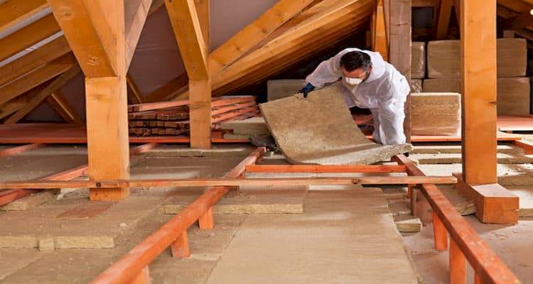 Installing floor insulation