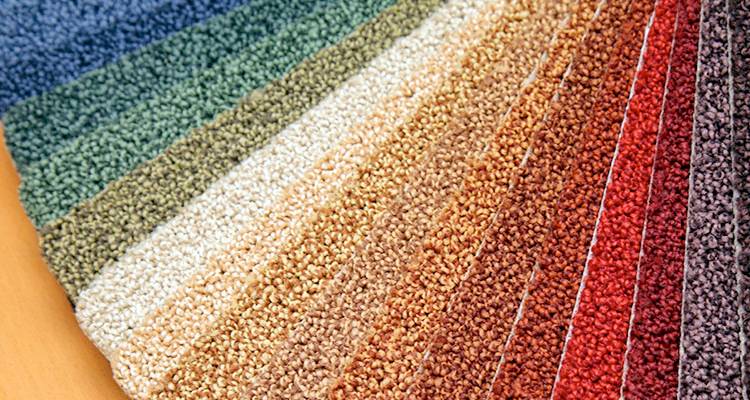 Rainbow coloured carpet