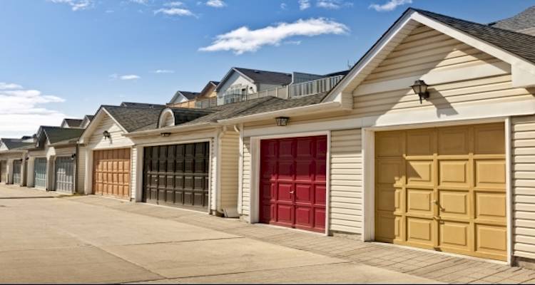 Row of garages