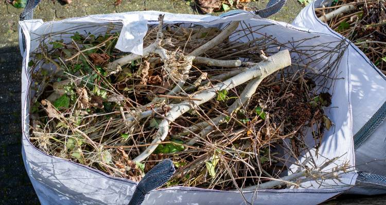 bag of garden waste