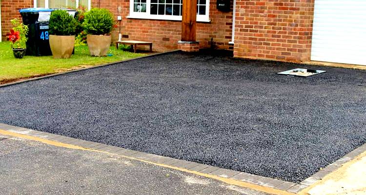 Resin driveway