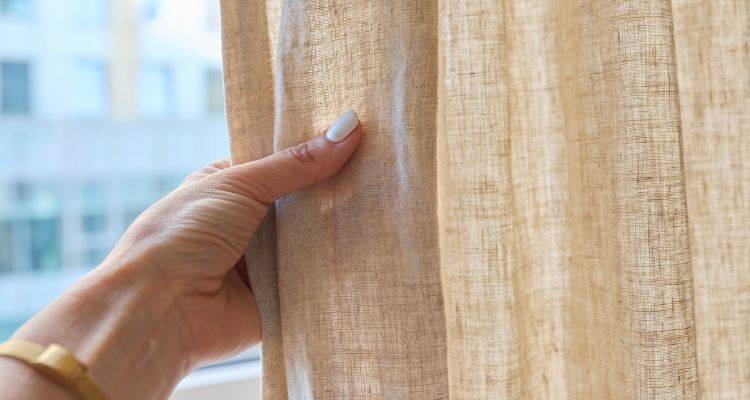 linen curtain cost