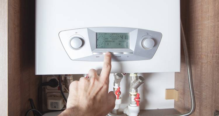 boiler and hand