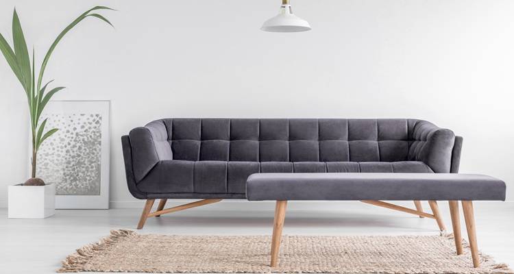 grey sofa