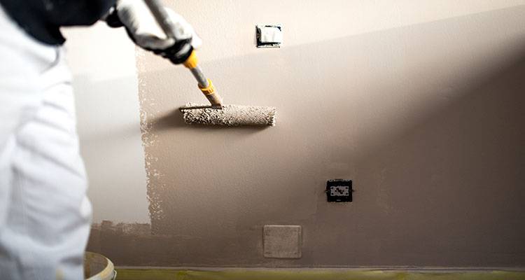 painting the interior wall