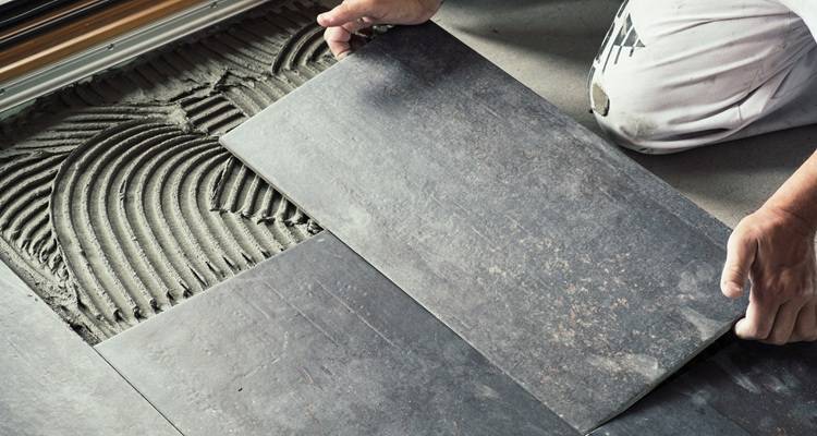 tiling floor