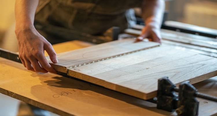 carpenter and clamps
