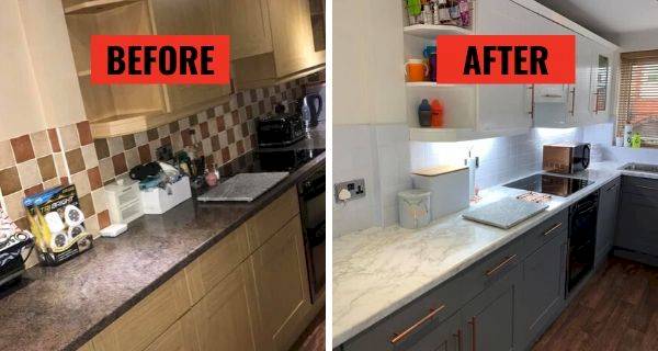 How To Paint Your Kitchen Cupboards, How Much To Repaint Kitchen Cabinets Uk