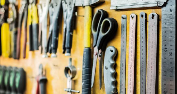 organised tool wall