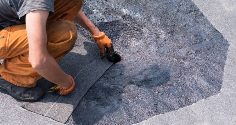 repairing flat roof