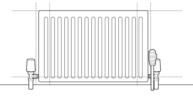 how to install a radiator step 5