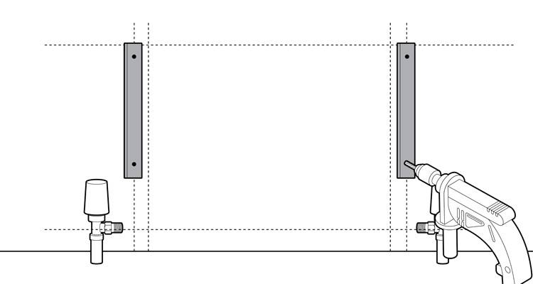 how to install a radiator step 6