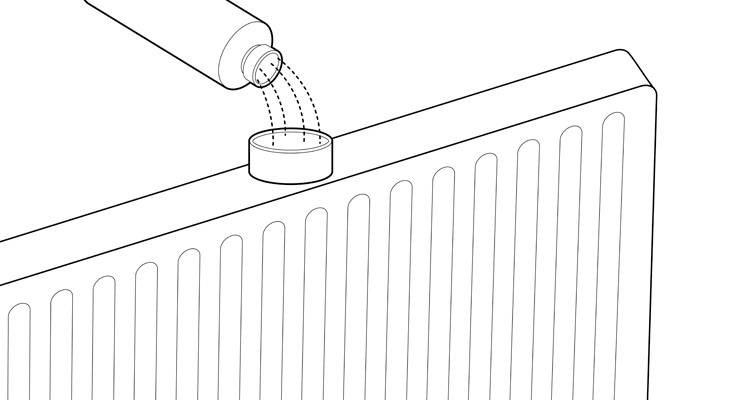 how to install a radiator step 9