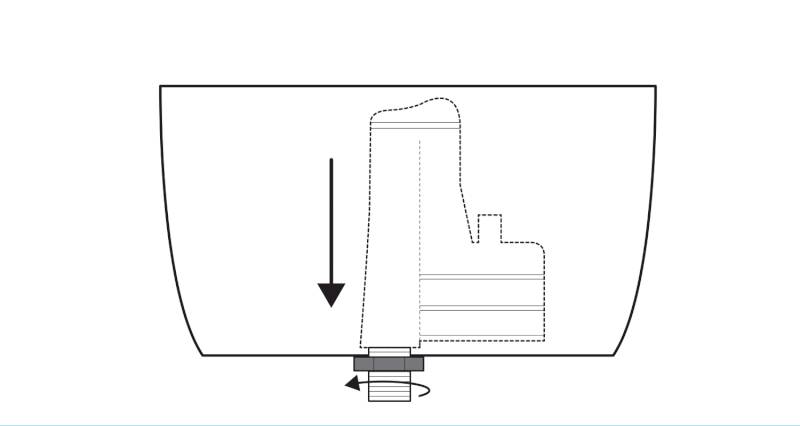 how to install a toilet pan and cistern step 1