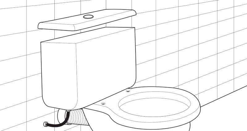 how to install a toilet pan and cistern step 10