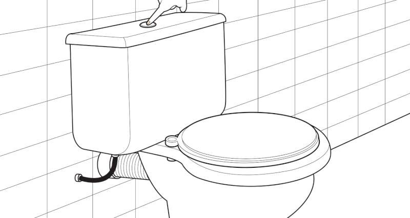 how to install a toilet pan and cistern step 12