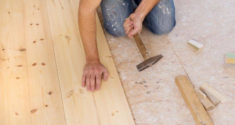 how to install a wooden floor