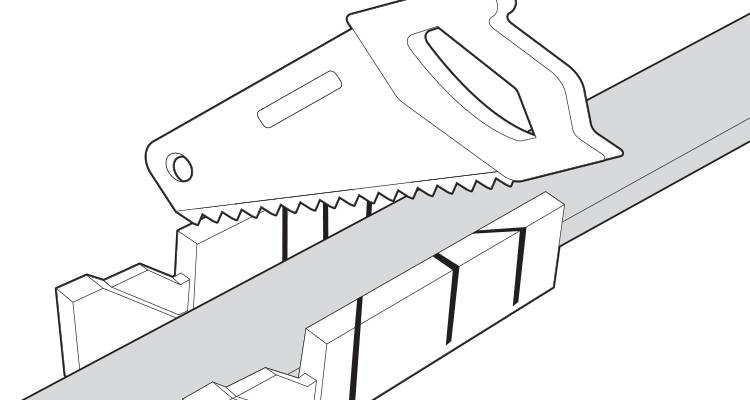 how to put up architrave step 5