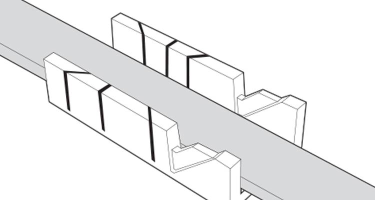 how to put up architrave step 10