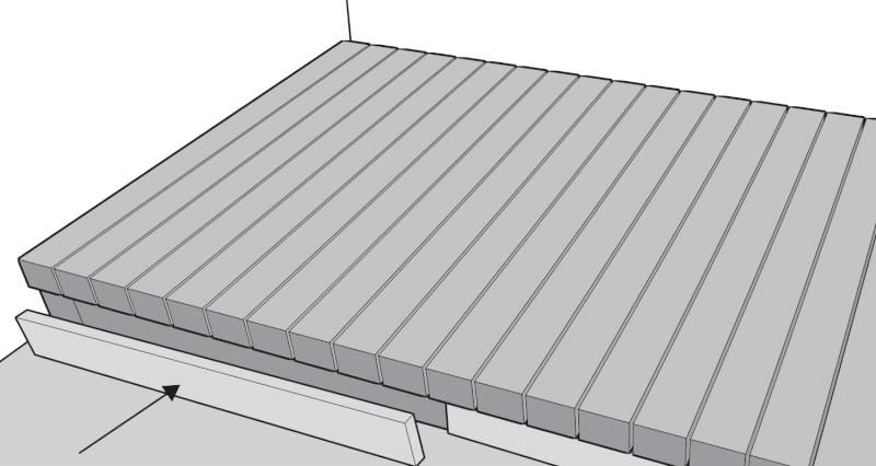 How to install garden decking step 14