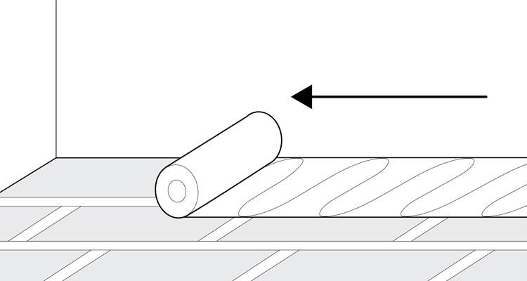 how to install dry underfloor heating step 6