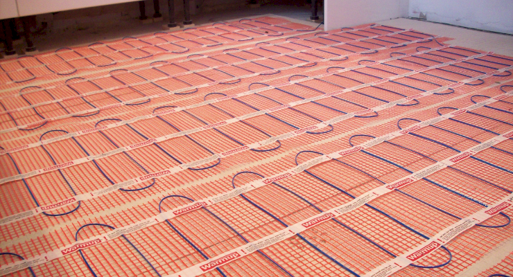 how to install underfloor heating