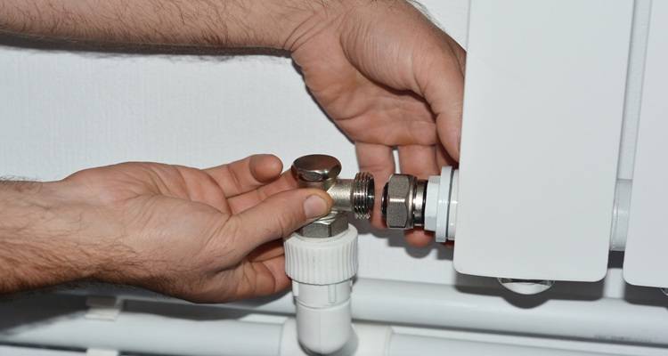 hand radiator valve pipes