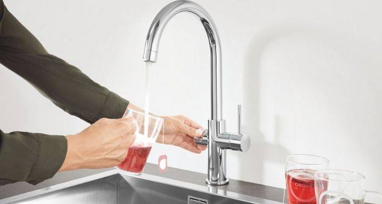 DIY hot water tap fitting