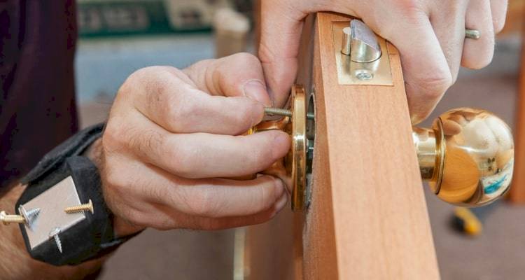 French door installation