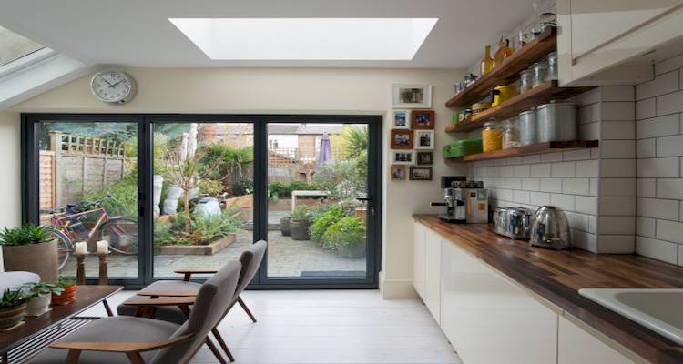 Cream and wood kitchen