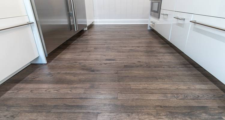 Kitchen floor vinyl