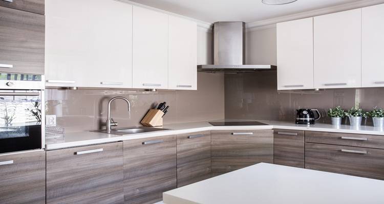 white wood kitchen
