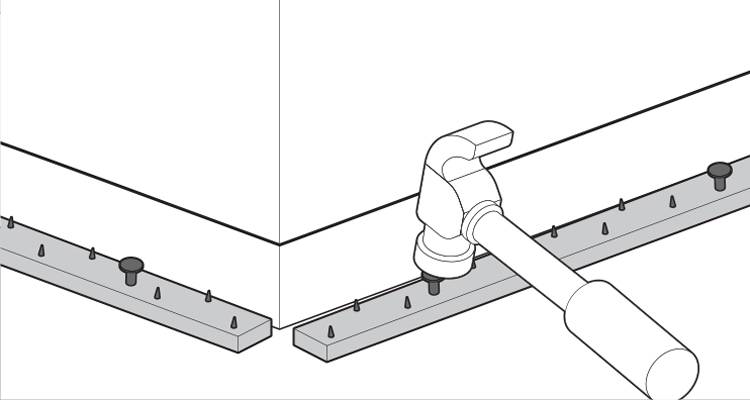 how to lay carpet step 2