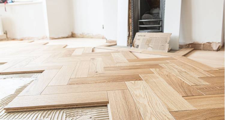light wood floor
