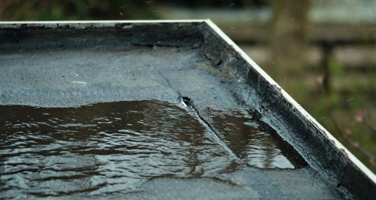 leaky flat roof