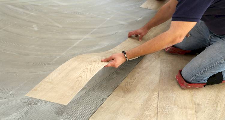 laying lvt