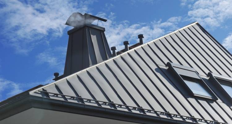 modern metal roof