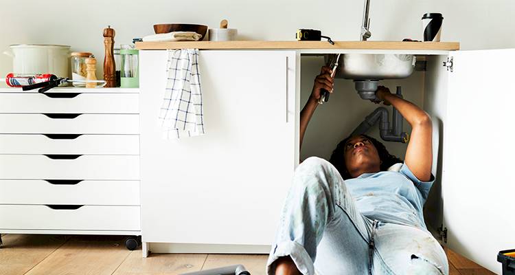 moving kitchen sink alignment