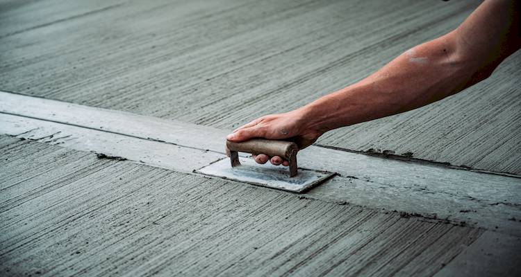 concrete driveway