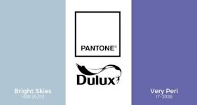 Pantone and Dulux Colour of the Year 2022