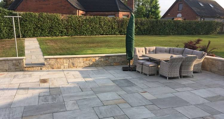 Cost of store laying a patio