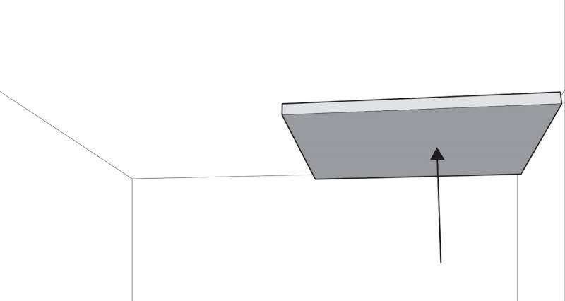 how to plasterboard a ceiling step 1