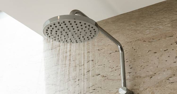 big shower head