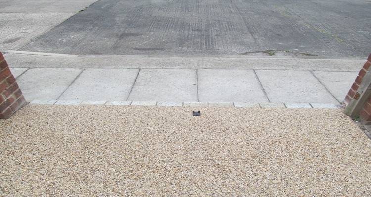 Resin driveway