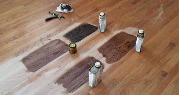examples of wooden floor stains