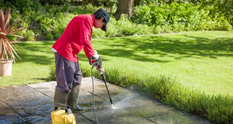 cleaning patio