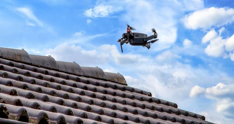 Drone in the sky